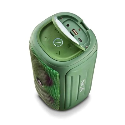 Altavoz con Bluetooth NGS Roller Beast/ 32W/ 2.0/ Verde