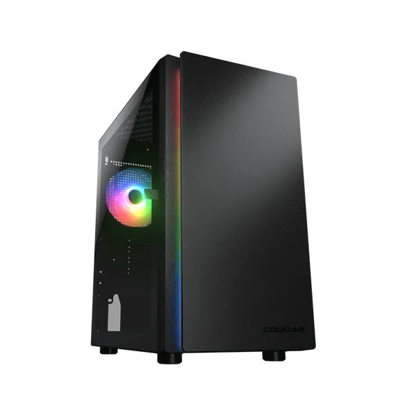 Cougar Purity RGB Negra Caja Micro ATX Lateral magnetico con Cristal Templado