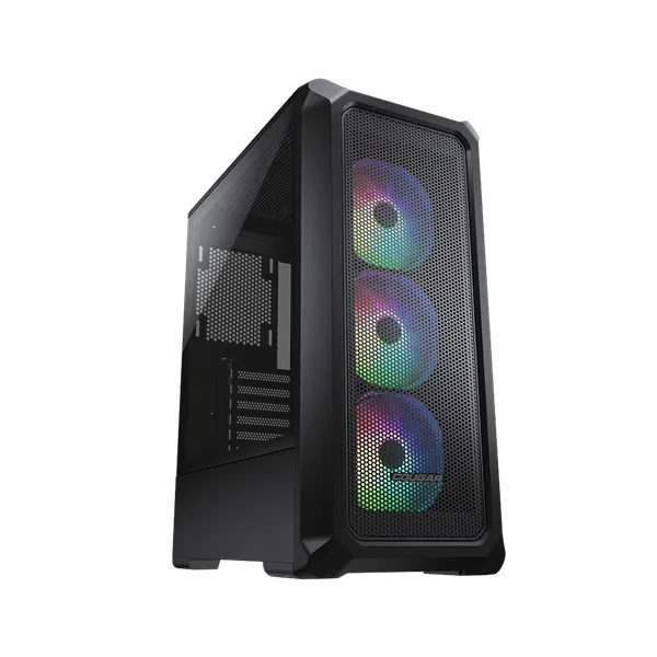 Cougar Archon 2 Mesh RGB Negra Caja ATX Frontal mallado y 3x ventiladores ARGB