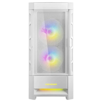 Cougar caja semitorre duoface rgb blanca