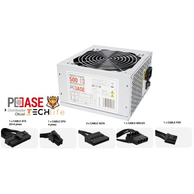 PowerCase PCA-EP500 Fuente de alimentación 500W ATX