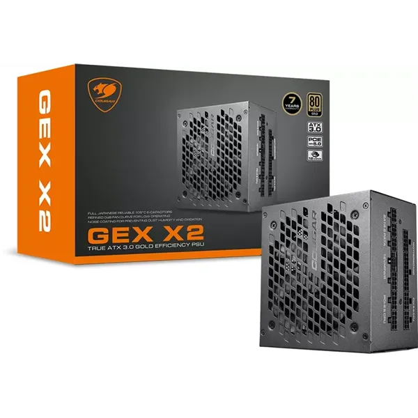 Cougar GEX X2 1000W PCIe 5.0 80 PLUS Gold Full Modular