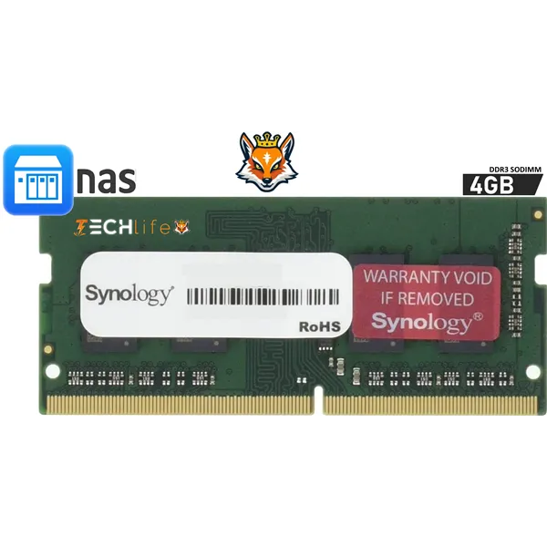 Synology D3NS1866L-4G Memoria SODIMM 4GB DDR3 1866MHz Servidor