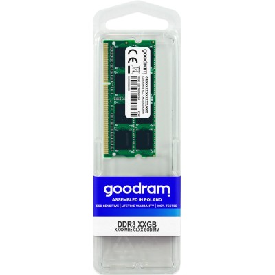 Goodram 8GB DDR3 1333MHz 1.5v CL9 - Memoria SODIMM