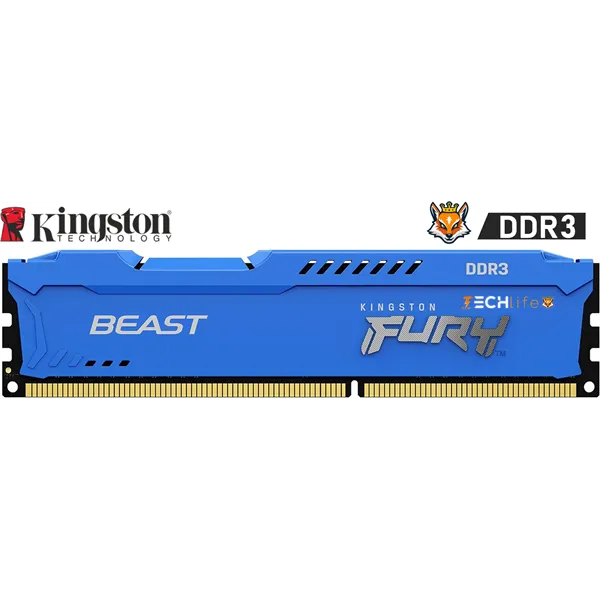 Kingston Fury Beast 8GB DDR3 1600MHz 1.5v CL10 Azul