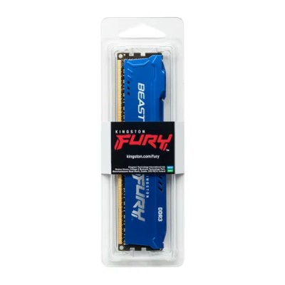 Kingston Fury Beast 8GB DDR3 1600MHz 1.5v CL10 Azul