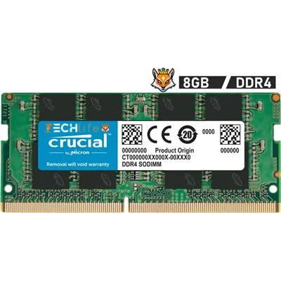 Crucial 8GB DDR4 2400MHz 1.2v - Memoria SODIMM