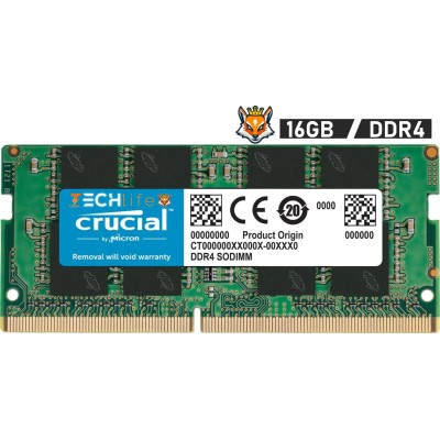 Crucial 16GB DDR4 a 2400MHz CL17 1.2v - Memoria SODIMM