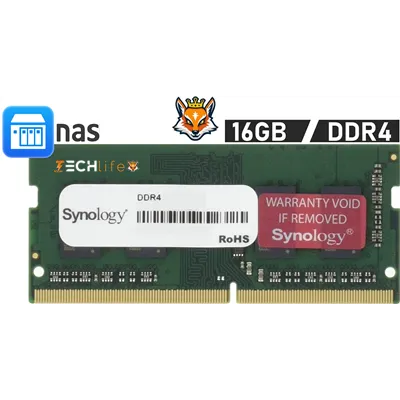 Synology D4ECSO-16G Memoria SODIMM 16GB DDR4 ECC 2666MHz