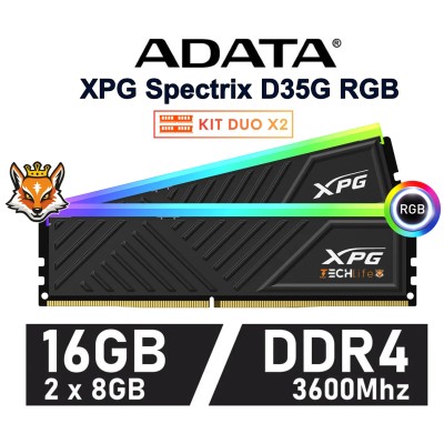 ADATA XPG Spectrix D35G RGB KIT 16GB DDR4 a 3600MHz CL18 1.35v