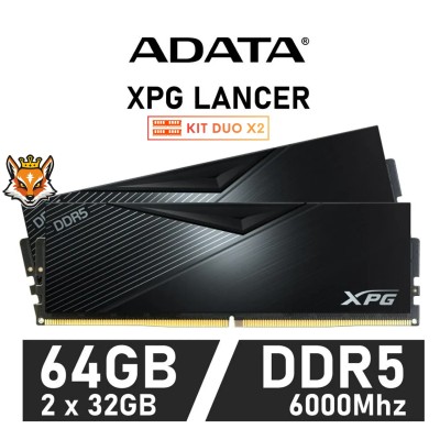 ADATA XPG Lancer KIT 64GB DDR5 6000MHz XMP CL30 1.35V (2x32GB)