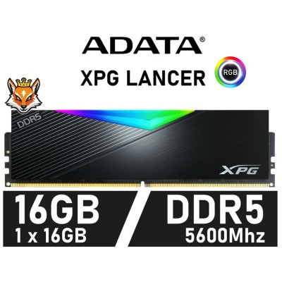 ADATA XPG Lancer RGB 16GB DDR5 5600MHz XMP CL36 1.25V