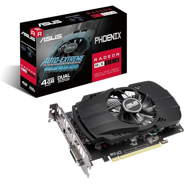 ASUS Phoenix AMD Radeon RX 550 EVO 4GB GDDR5