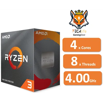 AMD Ryzen 3 4100 a 3.8/4GHz AM4 4x Core