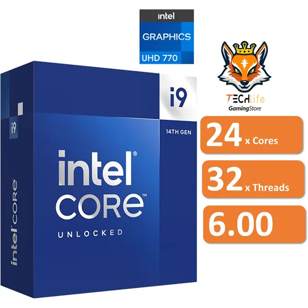 Intel Core i9-14900K 3.2/6.0 GHz con Intel UHD 770