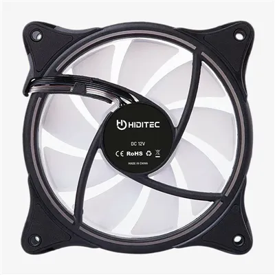 Hiditec ventilador gaming argb-n-18 black 120 mm