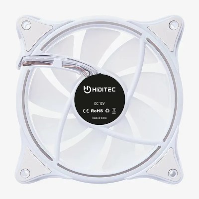 Hiditec ventilador gaming argb-n-18 white 120 mm