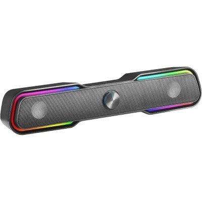 Barra de Sonido con Bluetooth Mars Gaming MSBX/ 10W/ 2.0/ Negra