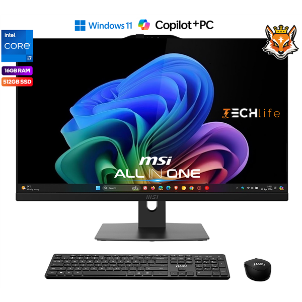 MSI Modern AM242TP 12M-802ES All-in-One 4" Intel Core i7-1260p 16GB 512GB SSD W11Pro Negro