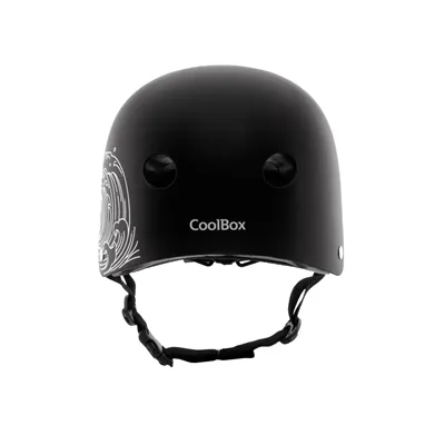 Coolbox casco negro sin luz talla l