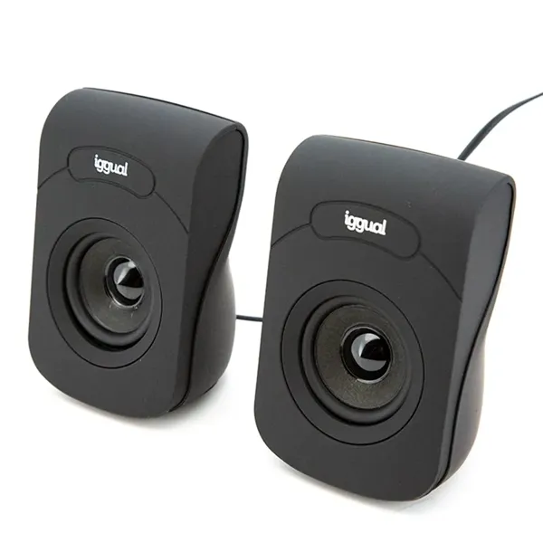 Iggual altavoces 2.0 6w mini-jack + usb