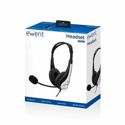 Ewent ew3562 auriculares + micrófono stéreo negro