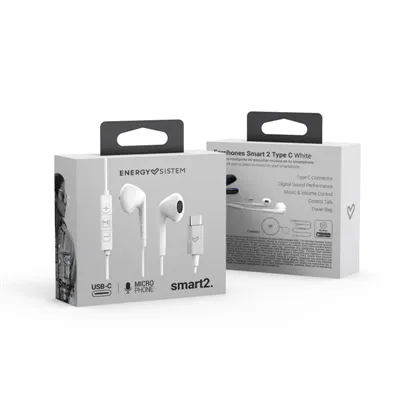 Energy sistem auricular+mic smart 2 type c blanco