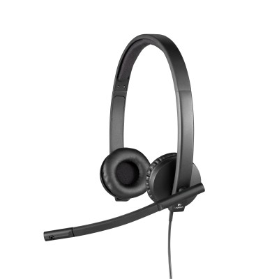 Logitech H570e Auriculares con microfono, USB, Supresión de