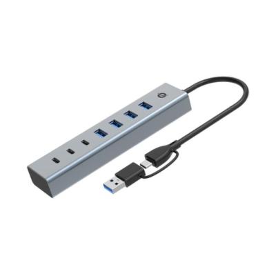 Conceptronic HUB USB-C/USB 3.0 de 3 Puertos USB-C+4 Puertos USB