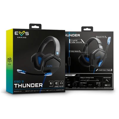 Energy system auriculares gaming esg 3 blue thun