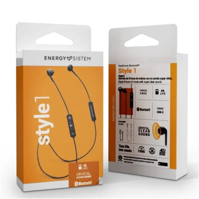 Energy sistem auriculares earphones bt style1 spac