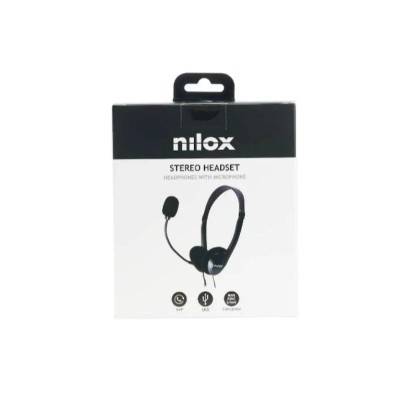 Nilox auriculares con micrófono usb