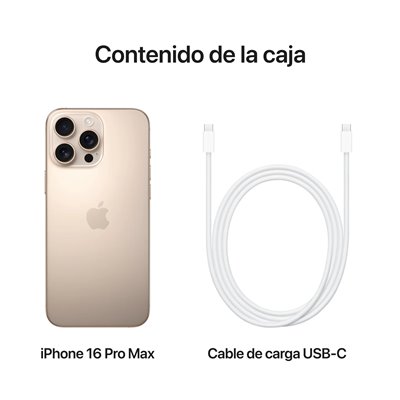 Apple iPhone 16 Pro Max 1TB Titanio Color Desierto