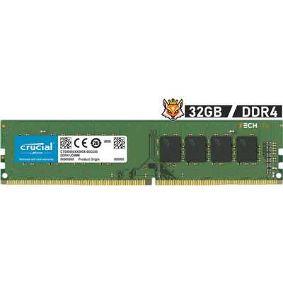 Crucial 32GB DDR4 a 3200MHz CL22 1.2v