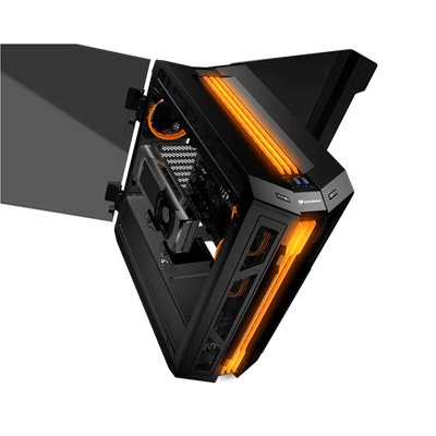 COUGAR Gemini T Pro RGB Caja Gaming ATX Negro, Laterales