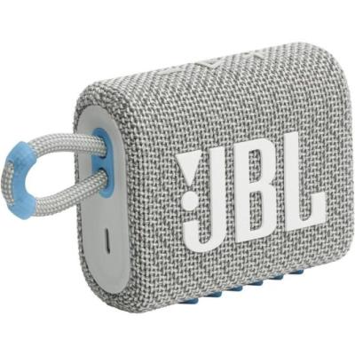 Altavoz con Bluetooth JBL GO 3 ECO/ 4.2W/ 1.0/ Blanco