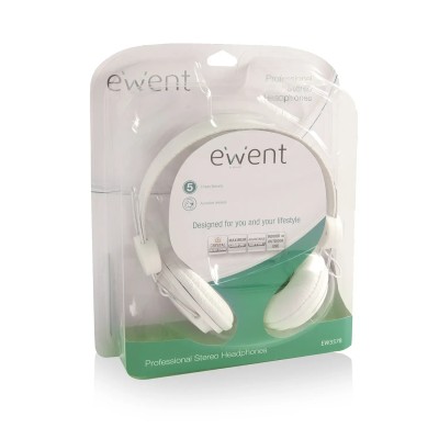 Ewent ew3578 auriculares pro blanco