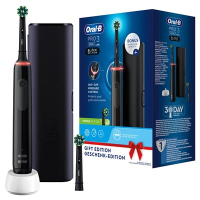 Oral-B Pro 3 3500 Adulto Cepillo dental giratorio Negro