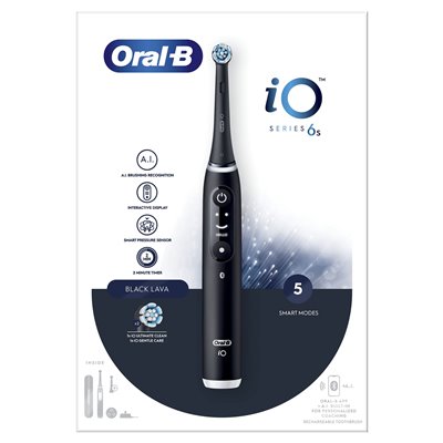 Oral-B iO 6 Adulto Cepillo dental vibratorio Negro