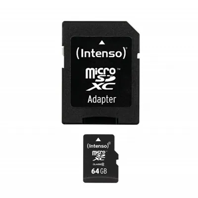 Intenso 3413490 micro sd clase 10 64gb c/adapt