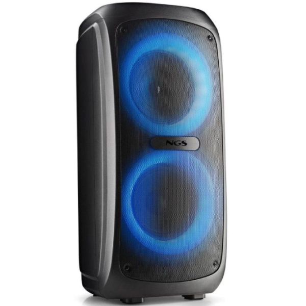 Altavoz Portátil Ngs Wild Temper De 200w Compatible Con Tecnología Bt Y Tws/ Usb/aux In. Batería.