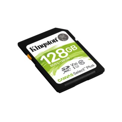 Kingston CANVAS Select Plus 128GB SD XC/ Clase 10/ 100MBs