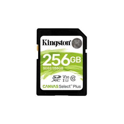 Kingston CANVAS Select Plus 256GB SD XC/ Clase 10/ 100MBs