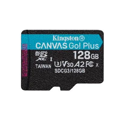 Kingston CANVAS Go! Plus 128GB microSD XC UHS-I/U3/C10/ V30 a