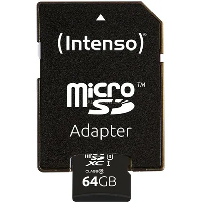 Intenso 3433490 micro sd uhs-i profesiona 64gb