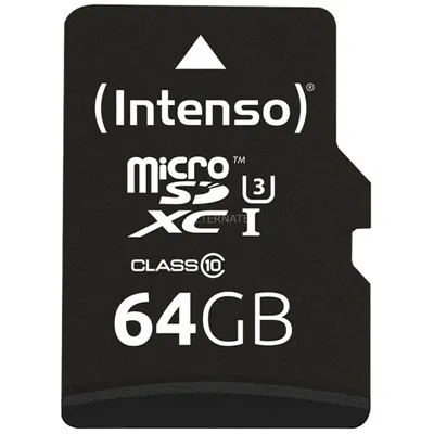 Intenso 3433490 micro sd uhs-i profesiona 64gb