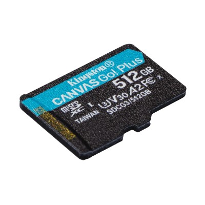 Kingston CANVAS Go! Plus 512GB microSD XC UHS-I/U3/C10/ V30 a