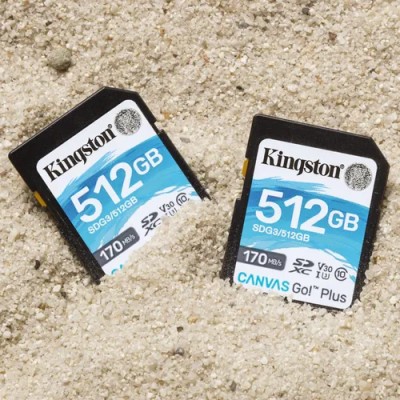 Kingston CANVAS Go! Plus 512GB SD XC UHS-I/U3/C10/ V30 a 170MB/s