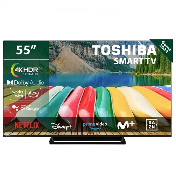 Toshiba tv 55" 55uv3363dg uhd smart tv peana