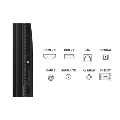 Tcl 55c655 tv 55" 4k qled stvand usb 3xhdmi